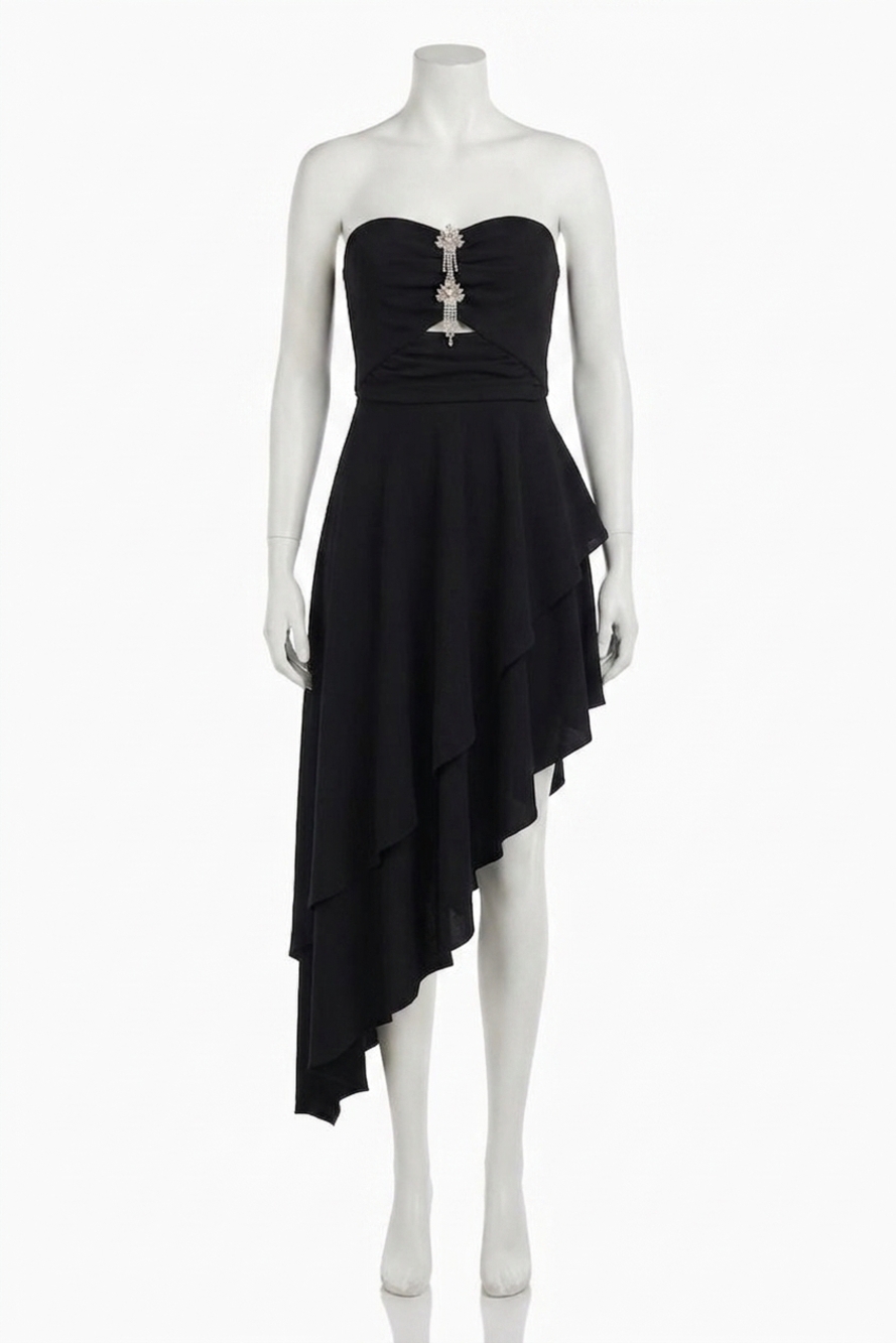 NEW ELLIATT kienna mini dress in black